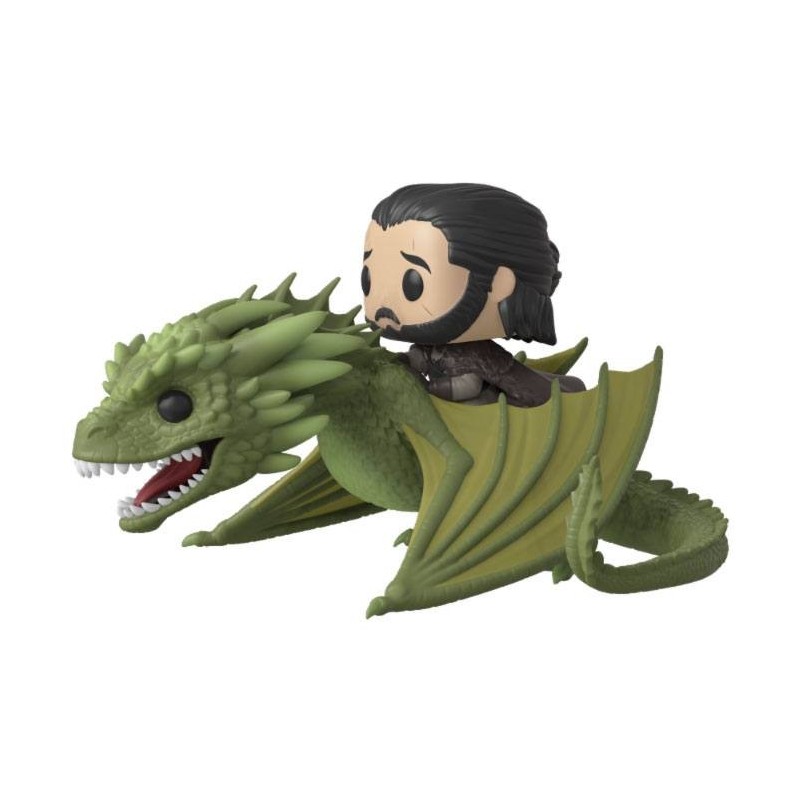 Figurine Game of Thrones POP! Rides Jon Snow & Rhaegal