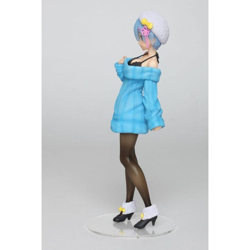 rem knit dress figure Taito Re:zero Rem Knit Dress Figure