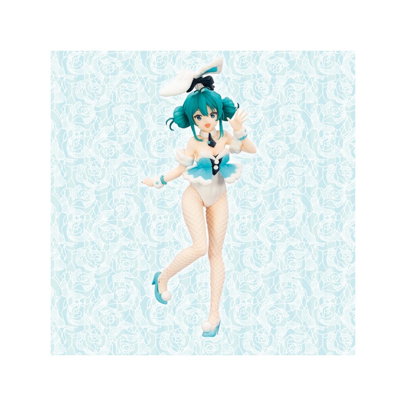 Figurine Vocaloid BiCute Bunnies Hatsune Miku White Rabbit Version