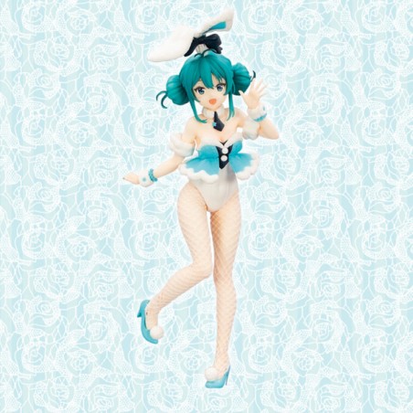Figurine Vocaloid BiCute Bunnies Hatsune Miku White Rabbit Version