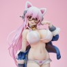 Statuette Super Sonico White Cat