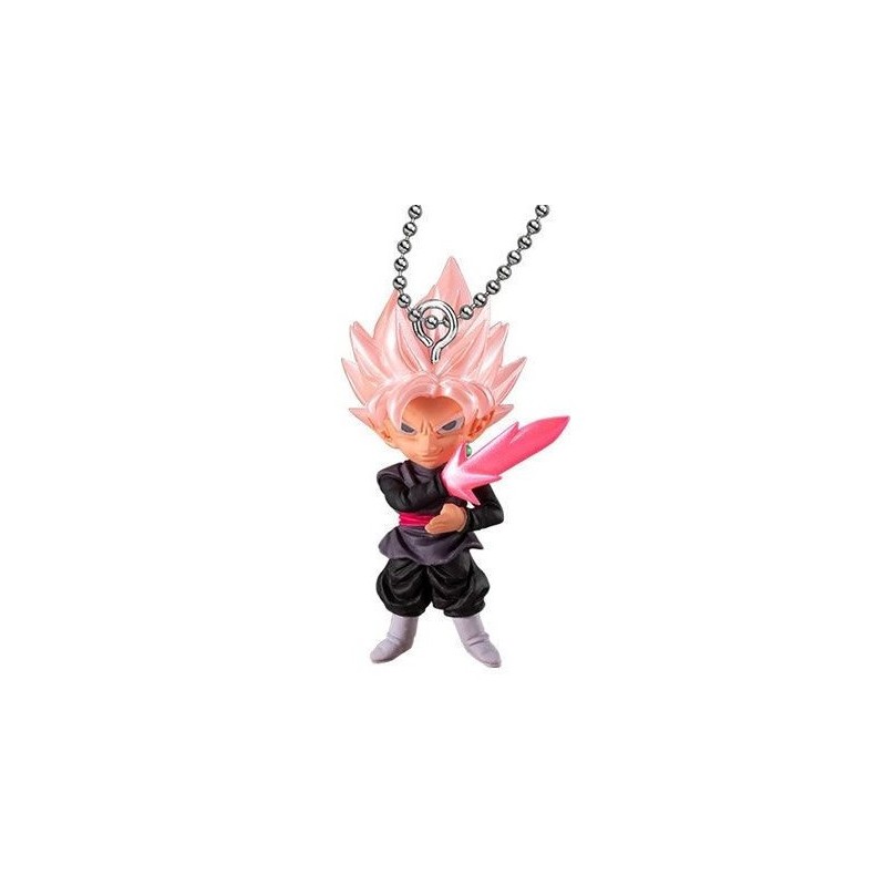 Porte-clés figurine Dragon Ball Super UDM Burst 38 Black Goku Rosé