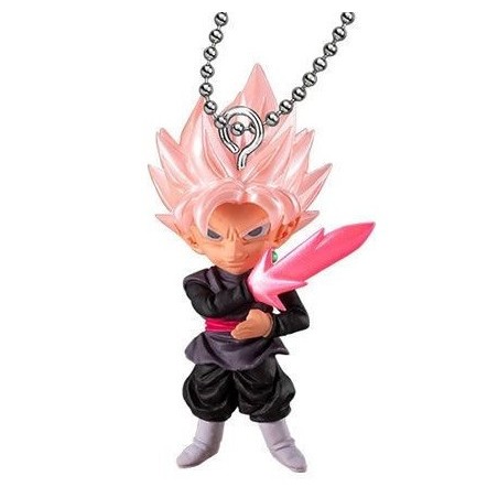 Porte-clés figurine Dragon Ball Super UDM Burst 38 Black Goku Rosé