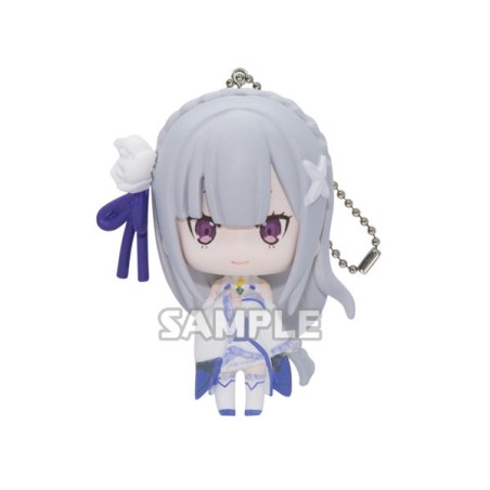 Porte-clés figurine Re:Zero Collection Figure Charm Emilia