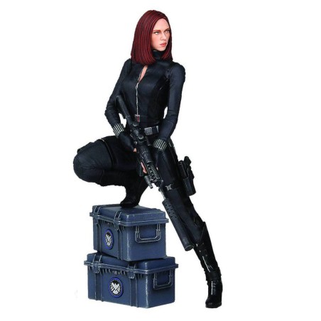 Statuette Marvel Captain America Le Soldat de l´hiver Black Widow