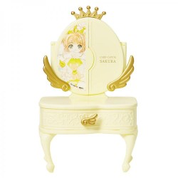 CardCaptor Sakura Coiffeuse table/commode de maquillage avec miroir Piccolo Dresser Yellow