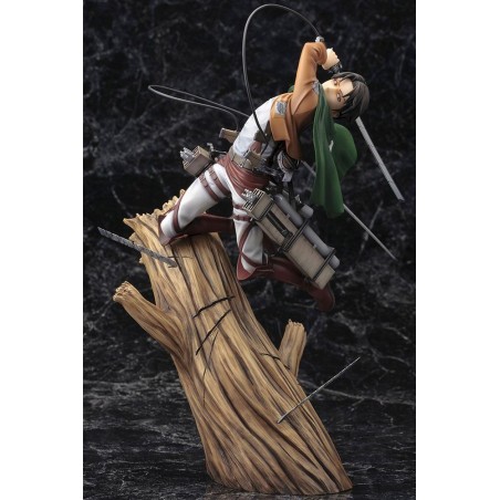 Statuette L'Attaque des Titans ARTFX J 1/8 Levi Ackerman Renewal Package Version