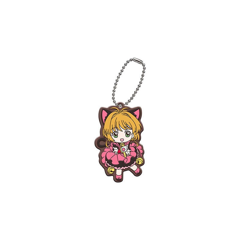Porte Clés Cardcaptor Sakura Clear Card-hen Assort Collection Rubber Mascot Sakura Kinomoto Version B
