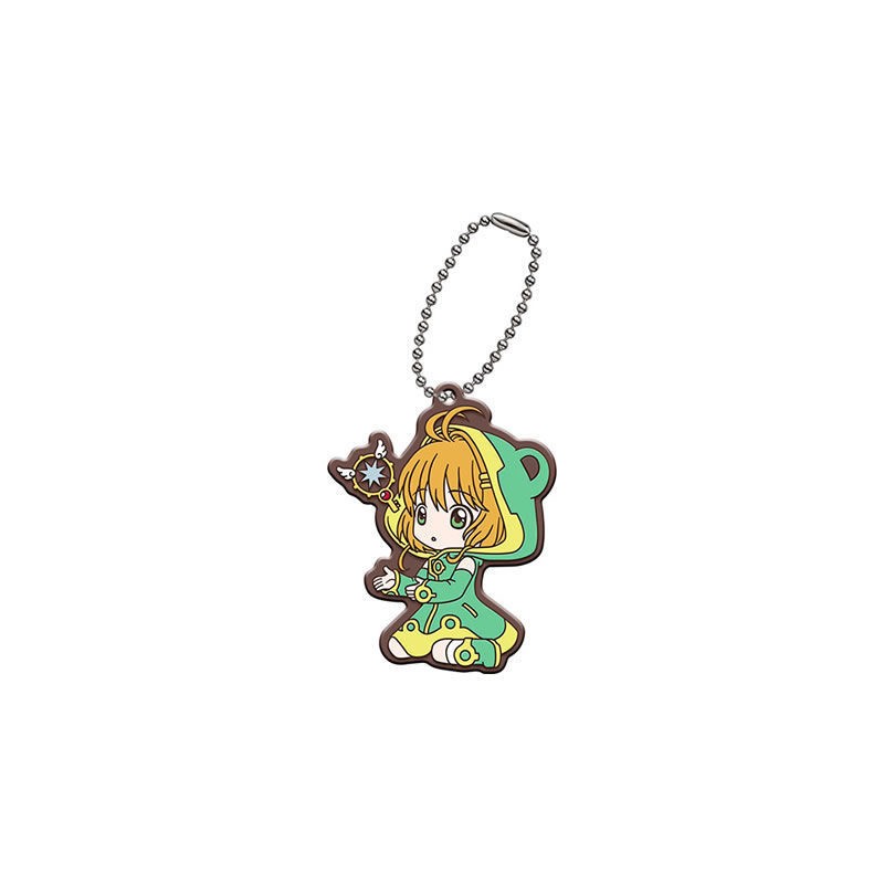 Porte Clés Cardcaptor Sakura Clear Card-hen Assort Collection Rubber Mascot Sakura Kinomoto Version C