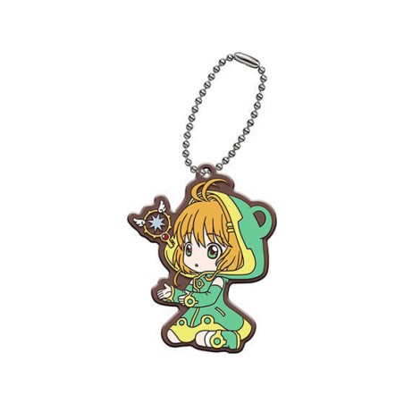 Porte Clés Cardcaptor Sakura Clear Card-hen Assort Collection Rubber Mascot Sakura Kinomoto Version C