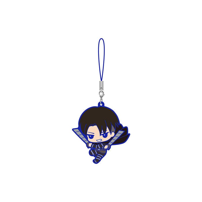 Porte-clés en caouchouc Attack On Titans The Final Season Rubber Mascot Levi