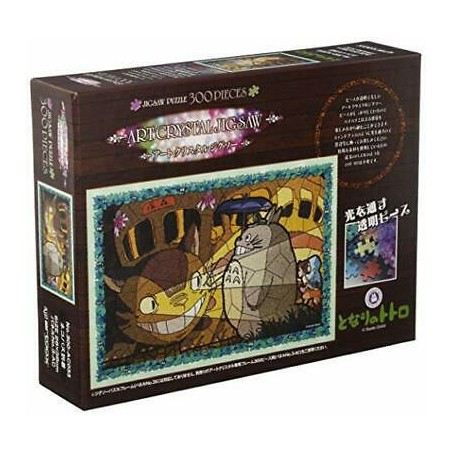 Puzzle Art Crystal Jigsaw Mon voisin Totoro Cat Bus Arrival