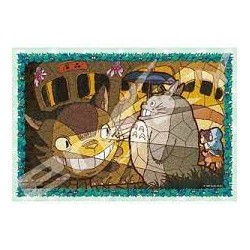 Puzzle Art Crystal Jigsaw Mon voisin Totoro Cat Bus Arrival