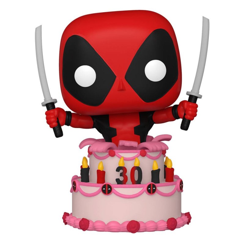 Figurine Marvel Deadpool 30th Anniversary POP! Deadpool in Cake
