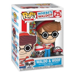 Figurine Où est Charlie ? POP! Waldo & Dog