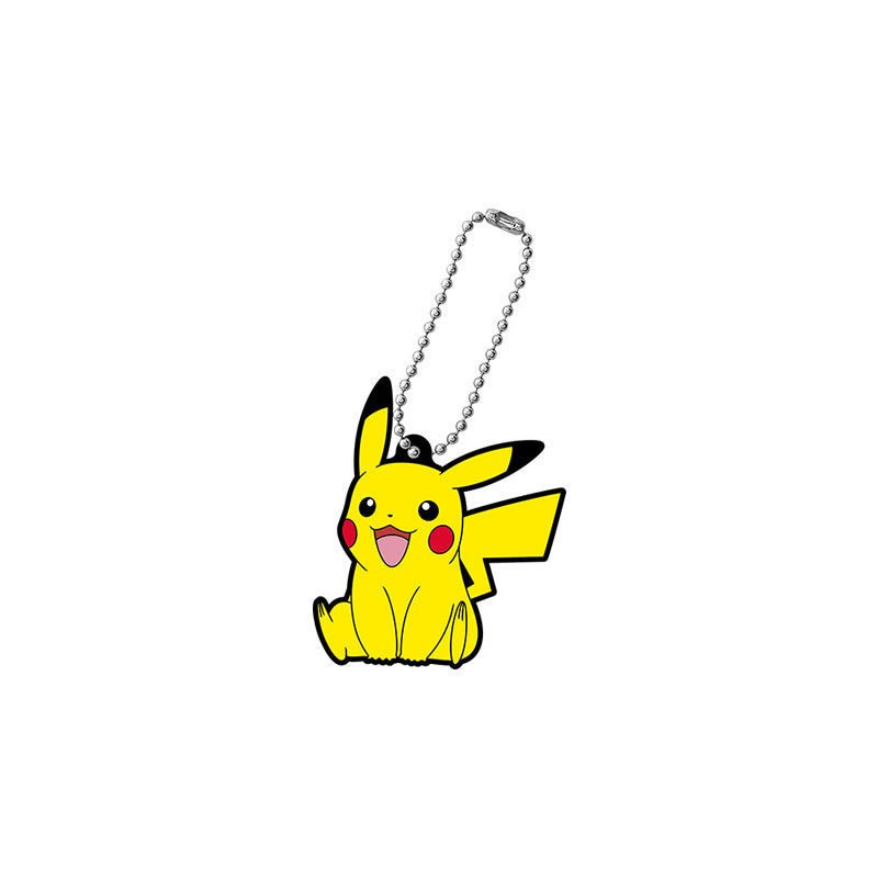 Porte-clés en caouchouc Pokémon Rubber Mascot 12 Pikachu