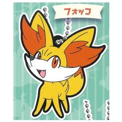 Porte-clés en caouchouc Pokémon Rubber Mascot 14  Feunnec
