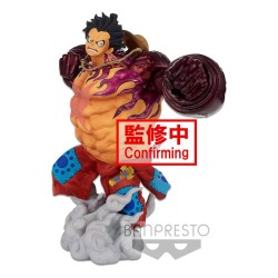 Figurine One Piece BWFC 3 SMSP Monkey D. Luffy Gear 4 The Brush