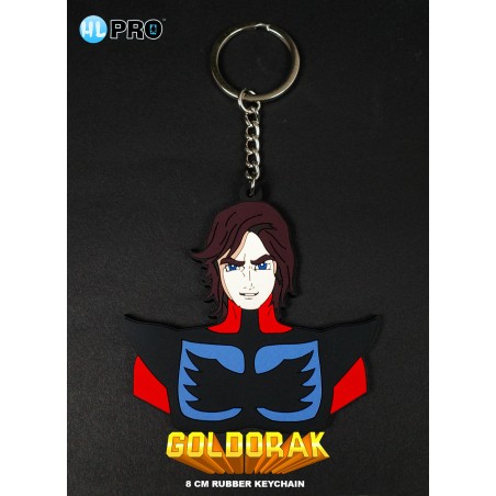 Porte-Clés Gomme Goldorak Actarus Buste