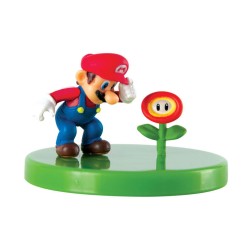 Figurine Super Mario Buildable Figure Mario et Fleur de Feu