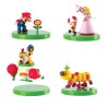 Lot de 4 figurines Super Mario Buildable Figure