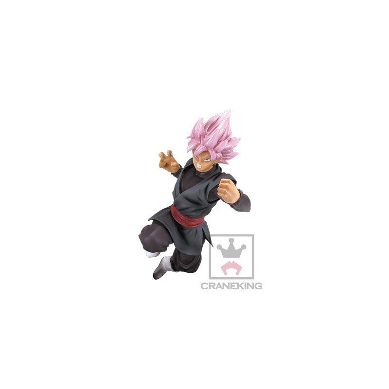 Figurine Dragon Ball Super - Black Goku Rose PVC 30 Cm Avec Socle