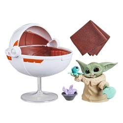 Figurine Star Wars Mandalorian Bounty Collection Landeau flottant de Grogu