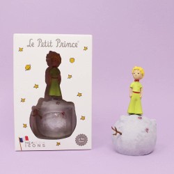 Statuette Le Petit Prince sur sa planète