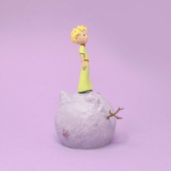 Statuette Le Petit Prince sur sa planète