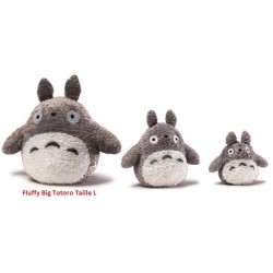 Peluche Fluffy Mon Voisin Totoro Taille L Totoro Gris