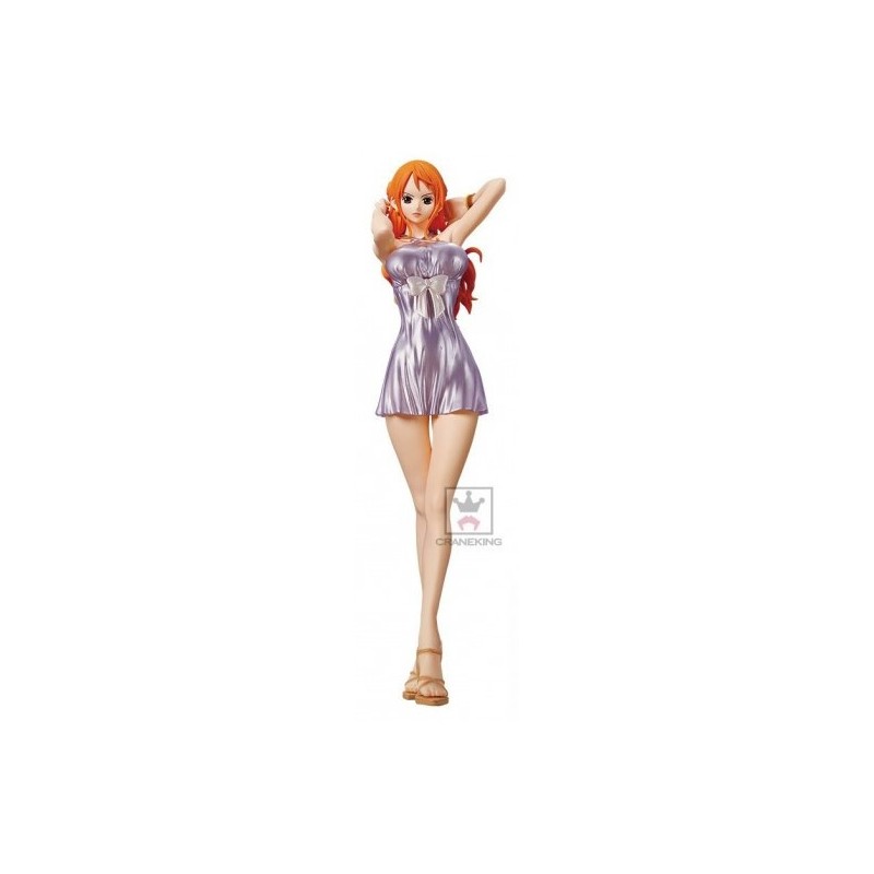 Figurine One Piece Glitter & Glamours Special Nami Metallic Version Violet