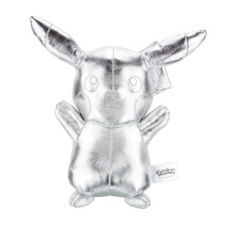 Figurine en peluche Pokémon Select 25e anniversaire Pikachu version argent