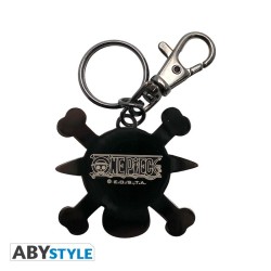 Porte-clés en métal One Piece Skull Luffy