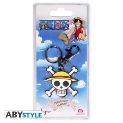 Porte-clés en métal One Piece Skull Luffy