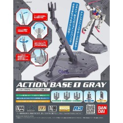 Socle pour maquette Gundam Action Base 1 Grey