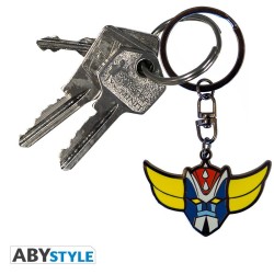 Porte-clés en métal UFO Robot Grendizer Tête Goldorak
