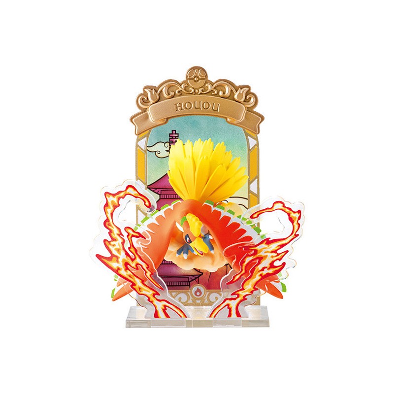Figurine Pokemon Stained Glass Collection Ho-Oh