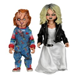 Pack de 2 figurines La Fiancée de Chucky Clothed Chucky & Tiffany