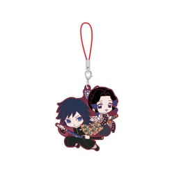 Porte-clés en caoutchouc Demon Slayer Capsule Rubber Mascot 5 Shinobu Kocho & Giyu Tomioka