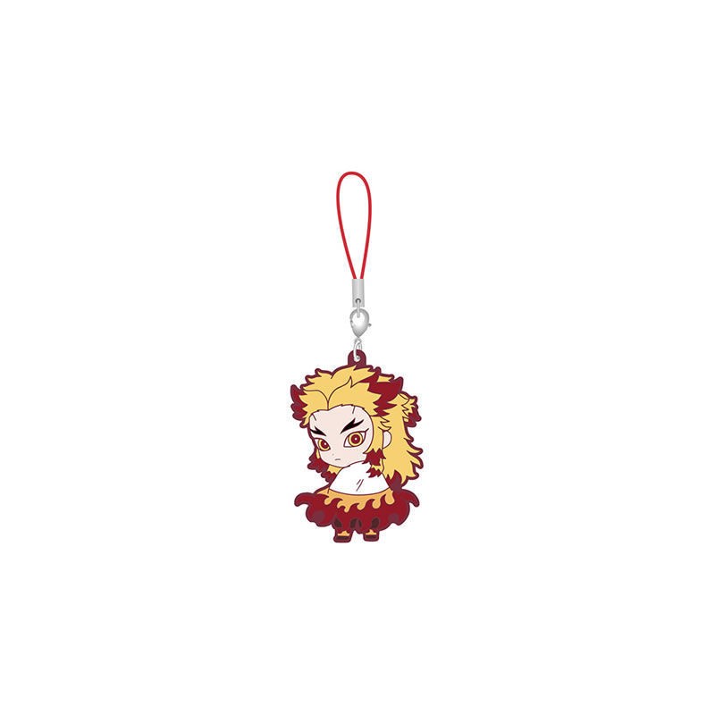 Porte-clés en caoutchouc Demon Slayer Capsule Rubber Mascot 5 Kyojuro Rengoku