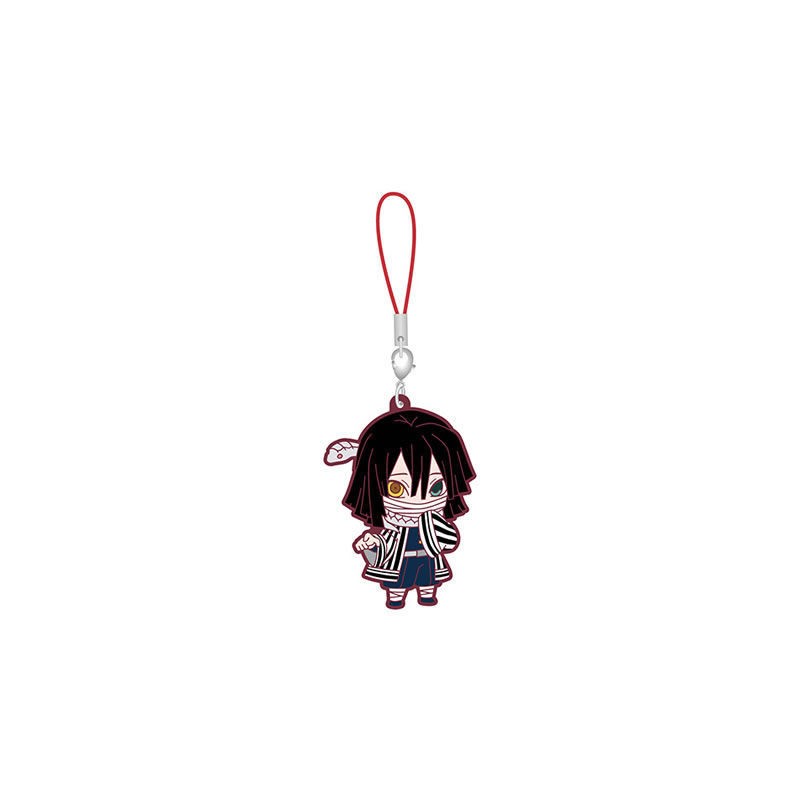 Porte-clés en caoutchouc Demon Slayer Capsule Rubber Mascot 5 Obanai Iguro