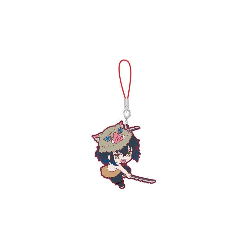 Porte-clés en caoutchouc Demon Slayer Capsule Rubber Mascot 5 Inosuke Hashibira