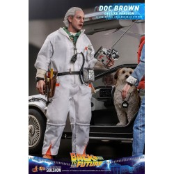 Figurine Retour vers le Futur Movie Masterpiece 1/6 Doc Brown Deluxe Version
