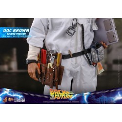 Figurine Retour vers le Futur Movie Masterpiece 1/6 Doc Brown Deluxe Version