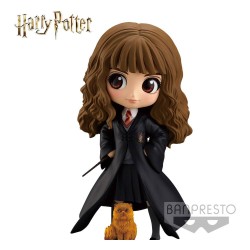 Figurine Q Posket Harry Potter Hermione Et Crookshanks