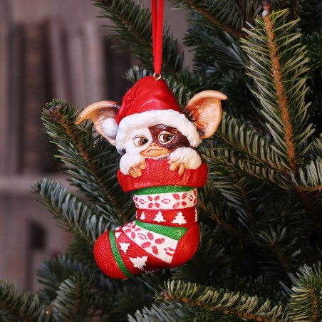 Décoration pour sapin de Noël Gremlins Gizmo in Stocking