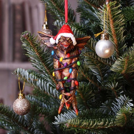 Décoration pour sapin de Noël Gremlins Mohawk in Fairy Lights