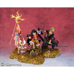 Statuette One Piece Figuarts Zero Monkey D. Luffy by Eiichiro Oda WT100 Daikaizoku Hyakkei