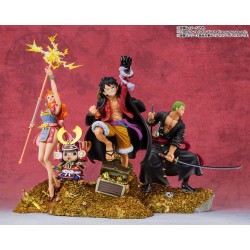 Statuette One Piece Figuarts Zero Monkey D. Luffy by Eiichiro Oda WT100 Daikaizoku Hyakkei