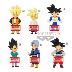 Lot de 6 figurines Dragon Ball Z WCF Extra Costume Collection